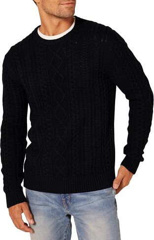 Amazon Essentials Unisex-Child Cable Crewneck Sweater in Saudi Arabia