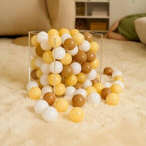 كرات حفرة الكرة للأطفال - حزمة من 50 (7 سم) | Rainbow Color ، BPA خالية من كرات اللعب البلاستيكية السحق | كرات حفرة اللعب الداخلية للأطفال الصغار الذين يبلغون من العمر 3 سنوات in Kuwait