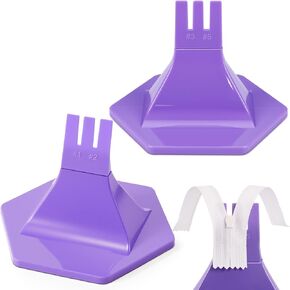 Leinuosen 2 PCS Zipper Jig Tool for Zipper يسحب 4 الحجم#3#5#7#8 Handy Zip Fastener Jig لتركيب الأداة zip sliders لسترات البنطلون (الأزرق) in Kuwait