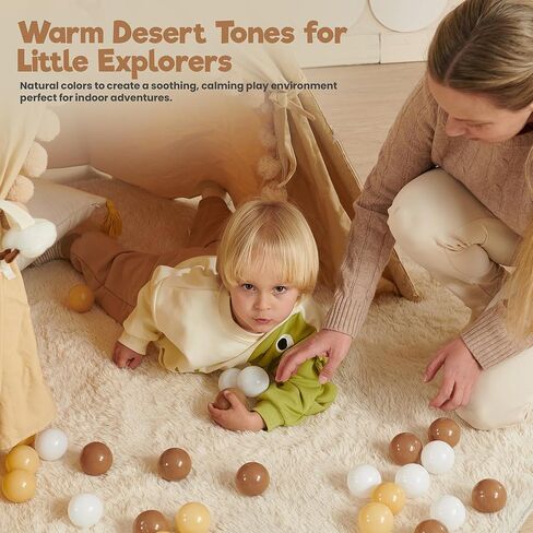 كرات حفرة الكرة للأطفال - حزمة من 50 (7 سم) | Rainbow Color ، BPA خالية من كرات اللعب البلاستيكية السحق | كرات حفرة اللعب الداخلية للأطفال الصغار الذين يبلغون من العمر 3 سنوات in Kuwait