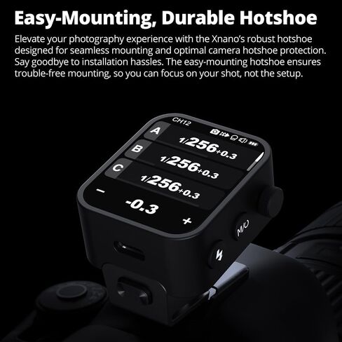 مشغل Godox X3 Pro C X3Pro C TTL اللاسلكي GODOX لكاميرا Canon، شاشة لمس LCD 2.4 بوصة، بطارية ليثيوم أيون مدمجة 2930 مللي أمبير في الساعة، نظام X لاسلكي 2.4 جيجا هرتز مع 3 أوضاع تصوير احترافية، دعم التطبيق، شحن سريع USB-C in Saudi Arabia