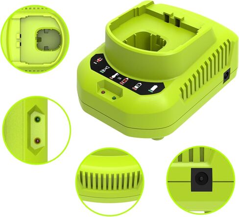 قطعتان من بطارية بديلة 18 فولت 3.0 أمبير في الساعة لبطارية Ryobi 18 فولت P103 P104 - وقت تشغيل ممتد وتوافق واسع in Kuwait