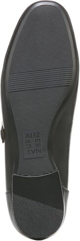 Naturalizer Women's Kelly Mary Jane Flat, Black Leather, 9.5 X-Wide in Saudi Arabia