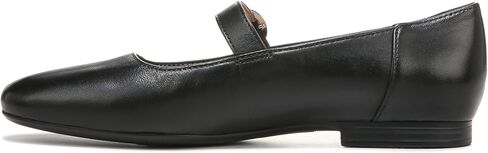 Naturalizer Women's Kelly Mary Jane Flat, Black Leather, 9.5 X-Wide in Saudi Arabia