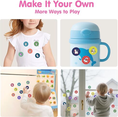 iPlay, iLearn Lady Libert Stamp & Sticker Toy, 400+ Stickers & 18-Page World Travel Stamper Book, Toddler Art Craft Kit for Plane Travel, Creative Birthday Gift for 3 4 5 6 7 8 Year Old Girl Boy Kid in Saudi Arabia
