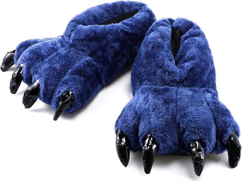 JaGely Soft Unisex Claw Slippers 5.5-11 Size Funny Animal Paw Home Warm Shoes for Winter Halloween Christmas Gifts in Saudi Arabia
