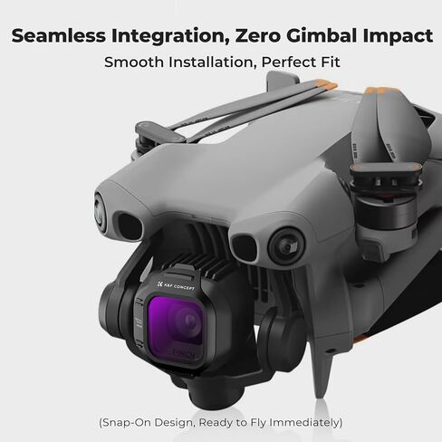 مرشح CPL للمستقطبات الدائرية من K&F CONCEPT متوافق مع DJI Mini 5 Pro، مرشح مضاد للتوهج بدون طيار CPL مع 28 زجاج بصري عالي الدقة متعدد الطبقات in Kuwait