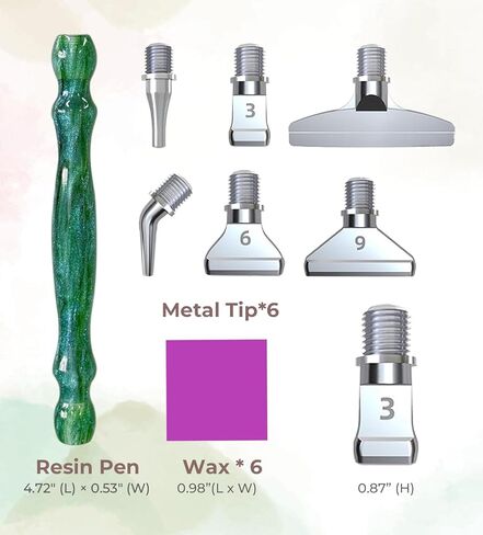 Hailivike 17pcs المسمار في أقلام فن الماس ، 5 د درب التبانة قلم الماس ، أدوات فن الراحة الماس مع نصائح القلم 6pcs in Kuwait