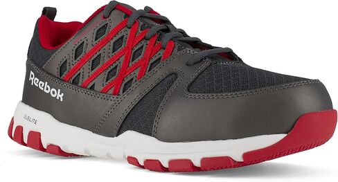 Reebok mens Sublite Work Safety Toe Athletic Work Industrial Construction Shoe, Grey, 14 US in Saudi Arabia