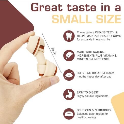 UrbanX HealthyBones Rawhide Free Healthy Foods for Australian Shepherd Pit Bull Mix & Other Large Mixed Breed Dogs, Chicken Wrapped Bone Sticks Foods, Soft Chewy Foods for Training Rewards, 28 Count in Kuwait