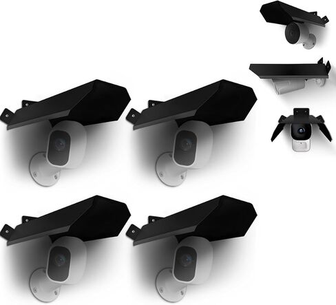 Universal Security Sun Rain Cover Shield for Surveillance Camera - Protective Roof for Dome/Bullet Outdoor Cameras in Saudi Arabia