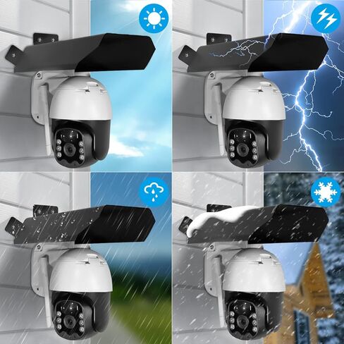 Universal Security Sun Rain Cover Shield for Surveillance Camera - Protective Roof for Dome/Bullet Outdoor Cameras in Saudi Arabia