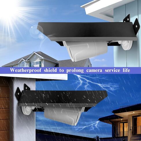 Universal Security Sun Rain Cover Shield for Surveillance Camera - Protective Roof for Dome/Bullet Outdoor Cameras in Saudi Arabia