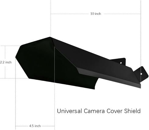 Universal Security Sun Rain Cover Shield for Surveillance Camera - Protective Roof for Dome/Bullet Outdoor Cameras in Saudi Arabia