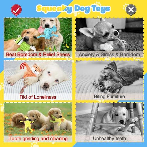 ألعاب Puppy Chew for Heagh ، ألعاب الكلب 18 حزمة جرو ، مضغ حزمة لعبة مع ألعاب صاخبة ولعب الحبل التفاعلي للكلاب الصغيرة ، ألعاب أفخم محشوة للجرى لإبقائها مشغولة in Kuwait