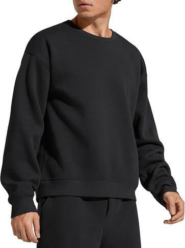 G4Free Flurrylux Men's Fleece Lined Sweatshirts Crewneck Pullover Long Sleeve Cotton Warm Fall Casual Relxed Fit Tops in Saudi Arabia