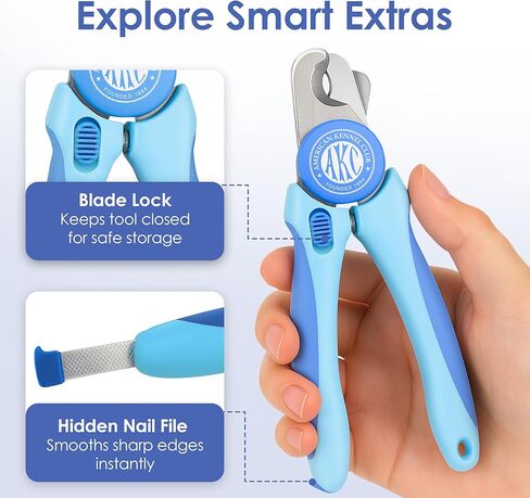 American Kennel Club AKC Probrush ™-فرشاة العناية بفرشاة حمامات مزدوجة على الوجهين مع فرشاة حمام مجانية-للكلاب والقطط من جميع أنواع المعطف in Kuwait