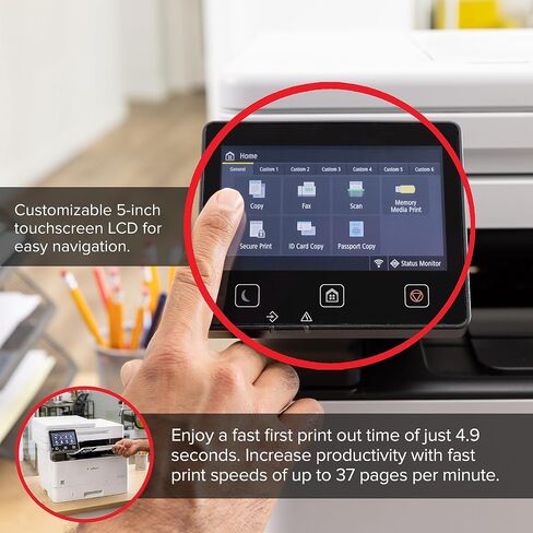 Canon imageCLASS MF462dw II Wireless Laser Printer for Duplex Printing, White - Home Office, Small Office Printer with Print/Copy/Scan/Fax, Expandable Paper Space and 3 Year Limited Warranty, 37 PPM in Saudi Arabia