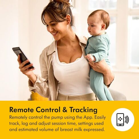 Medela Sonata Smart Breast Pump, Hospital Performance Double Electric Breastpump, Rechargeable, Flex Breast Shields, Touch Screen Display, Connects to Medela Family App in Saudi Arabia