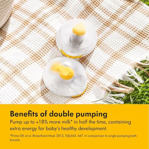 Medela Sonata Smart Breast Pump, Hospital Performance Double Electric Breastpump, Rechargeable, Flex Breast Shields, Touch Screen Display, Connects to Medela Family App in Saudi Arabia