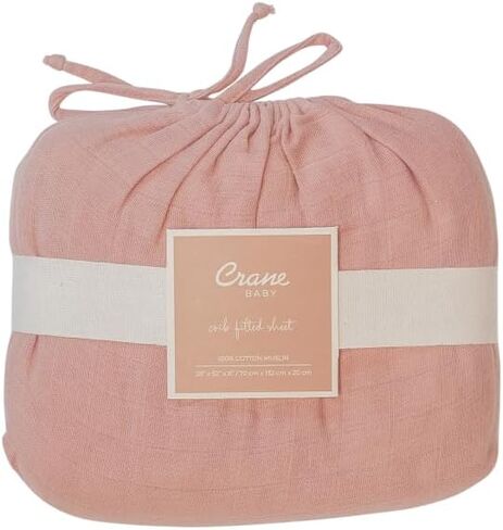ملاءة سرير أطفال من Crane Baby Charlie Farmhouse Goose، ملاءات سرير أطفال قطن 100%، ديكور حضانة المزرعة، ملاءات سرير للأولاد والبنات، هدية تسجيل الطفل، ديكور حضانة الأوز in Saudi Arabia