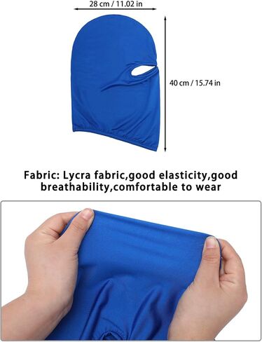 6 Pcs Face Balaclava Cover Winter Windproof Face Mask Full Face Cover Polyester Ice Silk Uv Protection for Outdoor Sports(Coffee, Dark Grey, Army Green, Royal Blue, Light Grey, Sky Blue, Ice Silk) in Saudi Arabia