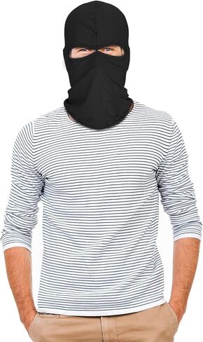 6 Pcs Face Balaclava Cover Winter Windproof Face Mask Full Face Cover Polyester Ice Silk Uv Protection for Outdoor Sports(Coffee, Dark Grey, Army Green, Royal Blue, Light Grey, Sky Blue, Ice Silk) in Saudi Arabia