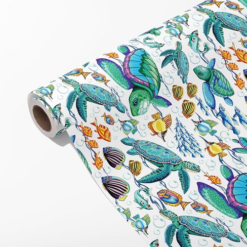 Vnaaem Dinosaur عيد ميلاد ورق التغليف لفة للبنين Girls Kids - Green Dinosaur Gift Wrap for Baby Shower Holiday Dinosaur Form in Saudi Arabia