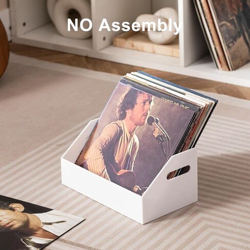 تخزين سجل Eletecpro Vinyl لا يوجد مجموعة من الأكريليك مع Carry Handle ، ويحمل ما يصل إلى 40 LPS ، وصندوق سجل متعدد الوظائف لتخزين أغلفة الألبوم ، والمنظم الأنيق على المكتب للمنزل in Saudi Arabia