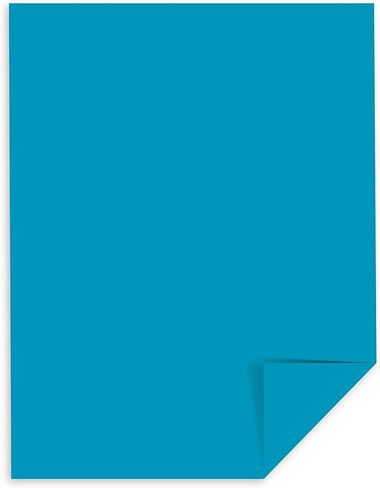 Astrobrights Color Cardstock ، وزن غطاء 65 رطل ، 8.5 × 11 ، الأزرق السماوي ، 250/حزمة in Kuwait