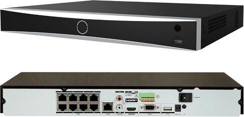 DS-7608NI-Q2/8P 4K 8-ch PoE 8 مسجل فيديو شبكة NVR، الطاقة عبر الإيثرنت، الإصدار الإنجليزي الدولي، يدعم ما يصل إلى 8 تيرابايت HDD (غير متضمن) in Kuwait