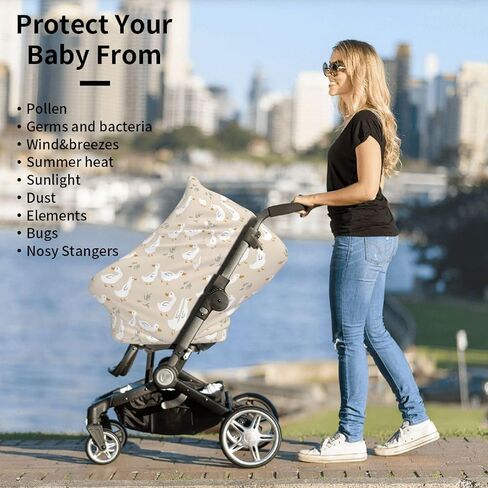 Camo Baby Car Seat Covers Multi-use Carseat Canopy for Boys and Girls Stretchy Infant Carseat Cover Shower Gifts in Saudi Arabia
