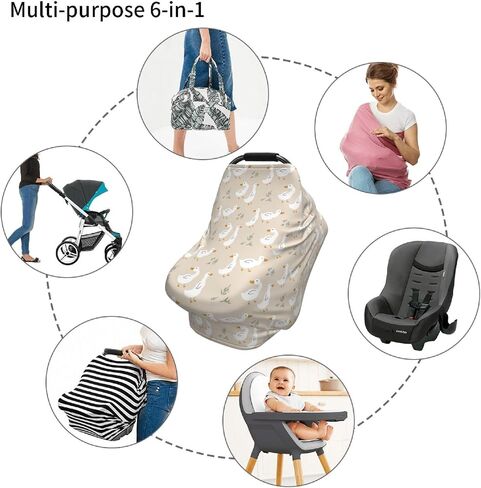 Camo Baby Car Seat Covers Multi-use Carseat Canopy for Boys and Girls Stretchy Infant Carseat Cover Shower Gifts in Saudi Arabia
