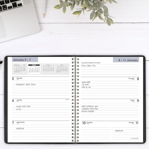 AT-A-GLANCE 2026 Planner Refill ، أسبوعيًا وشهريًا ، 7 "× 8.75" ، متوسطة ، تنفيذية ، Dayminder ، إعادة الملء لمخططي خط G545 (G5455026) in Kuwait