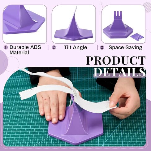 Leinuosen 2 PCS Zipper Jig Tool for Zipper يسحب 4 الحجم#3#5#7#8 Handy Zip Fastener Jig لتركيب الأداة zip sliders لسترات البنطلون (الأزرق) in Kuwait