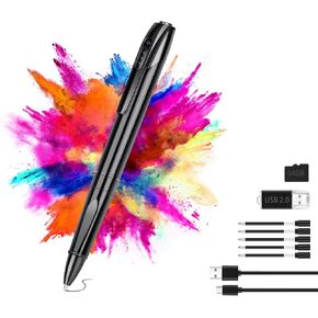 Mini Camera Pen, 1080P HD Security Camera, 64GB Storage, 150 Mins Use, USB Charging Pocket Cam, 5 Refills in Kuwait