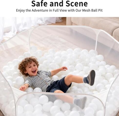 حفرة كرة الأطفال ، الأزرق الكبير منبثقة ، فتيل كرات الأطفال 47 بوصة تلعب خيمة للأطفال الصغار الفتيان للبنين الداخليين والخارجيين مع حمل كرات ، كرات غير مدرجة (أسود) in Kuwait