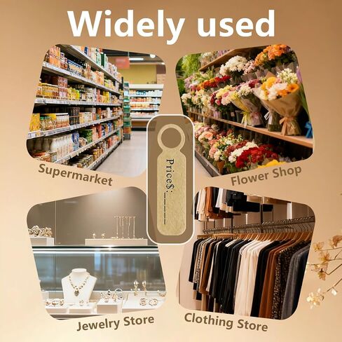 100pcs علامات السعر العلامة عرض سعر تسمية تسمية العلامة العلامات للمنتج للملابس العلامات تسميات أسعار المجوهرات (أبيض+كرافت) in Kuwait