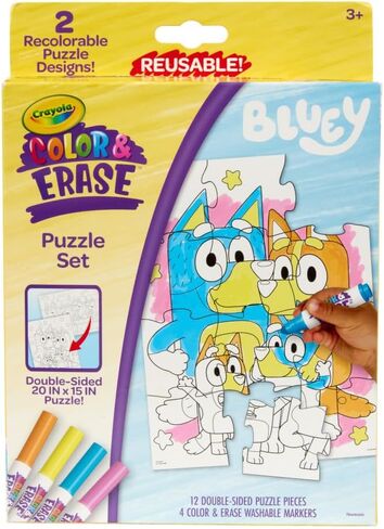 Crayola Bluey Create & Color Art Case (75+pcs), Bluey Coloring Pages & Stickers, Kids Art Kit, Bluey Gift for Girls & Boys, 5+ in Saudi Arabia