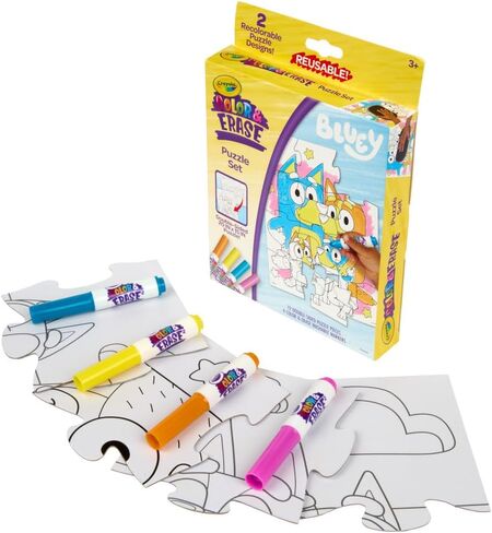 Crayola Bluey Create & Color Art Case (75+pcs), Bluey Coloring Pages & Stickers, Kids Art Kit, Bluey Gift for Girls & Boys, 5+ in Saudi Arabia