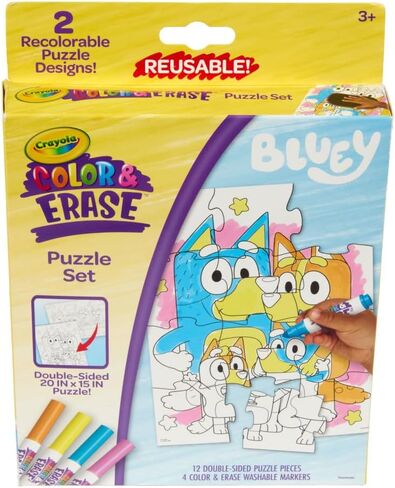 Crayola Bluey Create & Color Art Case (75+pcs), Bluey Coloring Pages & Stickers, Kids Art Kit, Bluey Gift for Girls & Boys, 5+ in Saudi Arabia