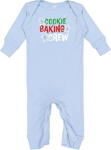 inktastic Cookie Baking Crew Baby Romper Coveralls in Saudi Arabia