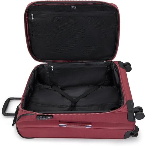 حقيبة كيبلينغ الجديدة يوري سبين متوسطة الحجم ذات 4 عجلات، لون أسود in Kuwait