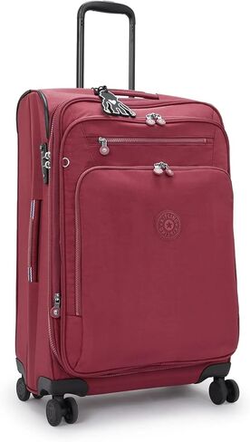 حقيبة كيبلينغ الجديدة يوري سبين متوسطة الحجم ذات 4 عجلات، لون أسود in Kuwait