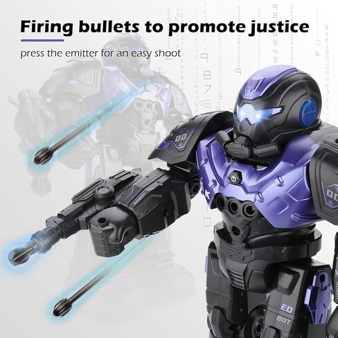 Kids Robot Toys, Remote Control Robot, Programmable Robot with Recorded Voice Music Dance Control, Gift for Toddler Boys and Girls in Kuwait