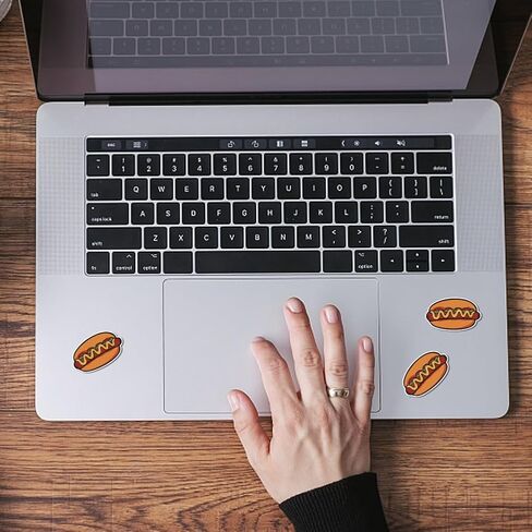 AHANDMAKER 400Pcs Self-Adhesive Planner Stickers, Hamburger Stickers FoodStickers Decals for Planner Calendar Scrapbook Crafting Party Decor Gift Bag Seal Theme Party Decor, 0.5 Inch in Saudi Arabia