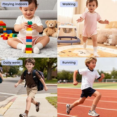 Baby Toddler Essentials Non-Slip Crew Socks for Unisex Boys Girls in Saudi Arabia