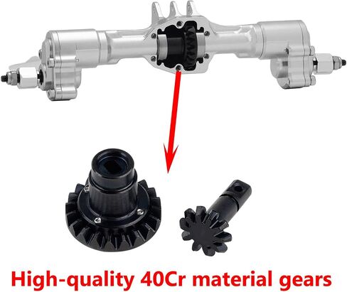 DJX CNC الألومنيوم RC محاور بوابة الأمامية والخلفية مجموعة +4 مم محاور كاملة كاملة ل 1/18 RC ROCK REDCAT ASCET-18 ترقيات أجزاء (أسود وأزرق) in Kuwait
