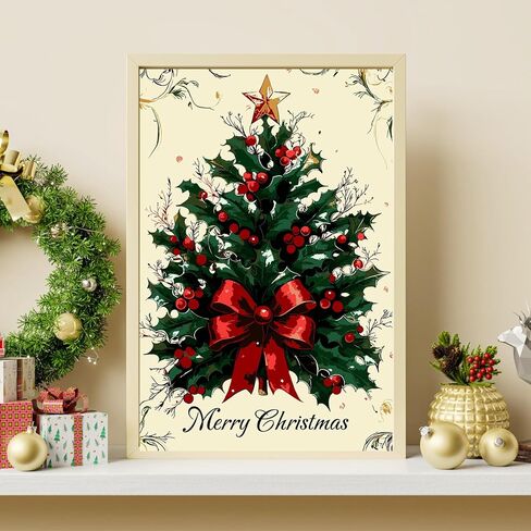 Zendiyo Christmas Gnome Paint by Numbers Kits for البالغين المبتدئين على القماش مع طلاء خشبي مؤطر ، وسهل البالغين من قبل مجموعات الأرقام ، و Diy Acrylic Color Paint in Kuwait