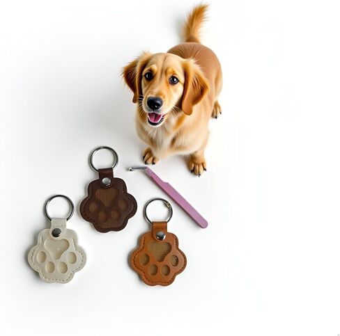 6pcs cat fur fur keysake keychain-cat-cat keykain memorial keykain ، keykain keykain cat fur fur ، kemsake hair cat للحفاظ على قرب قطتك. in Kuwait